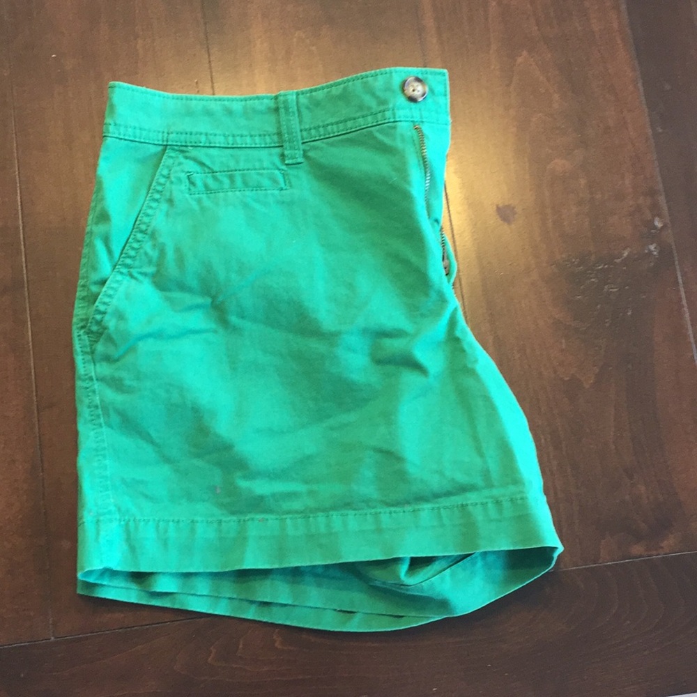 Kelly green shorts